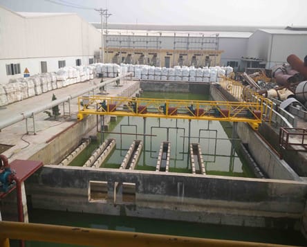 Pond Type Wastewater Treatment System